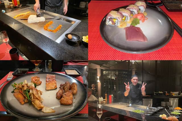 Nova's Mizu overwater Japanese Teppanyaki restaurant is a must for visitors to the island.