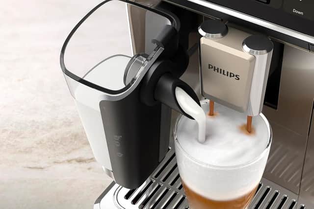 The LatteGo milk frothing system works as well as you'd expect - and it's a doddle to clean, too