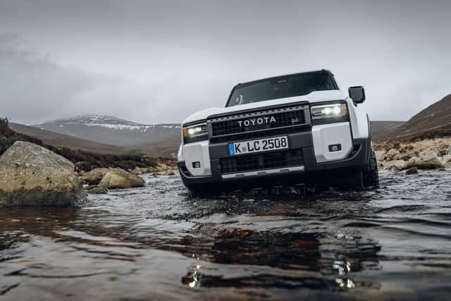 Given what the Land Cruiser is designed to tackle, a bit of soggy Tarmac proved no challenge whatsoever