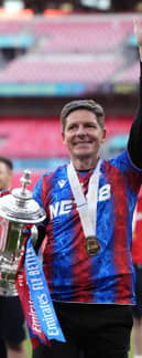 DRAW: For the FA Cup taking place on Monday night featuring Leeds United and holders Crystal Palace, above, under boss Oliver Glasner.