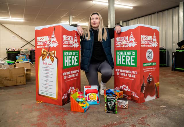 Cash for Kids Mission Christmas annual children's Christmas present appeal to help children in need in Leeds.