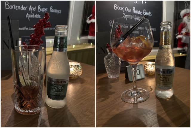 The festive drinks helped me find my Christmas spirit.