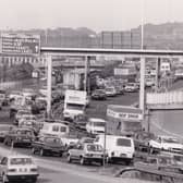 A mechanical digger brought Leeds to a standstill in June 1983.