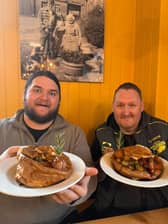 Danny Malin, pictured right