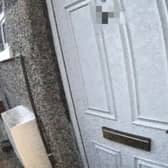 A man who murdered his OAP neighbour in a trivial row over a paint brush has been jailed for life. David Hill, 57, beat to death Kurt Giwisser, 77, because he was unhappy with the condition of a paint brush he had loaned to the pensioner. Picture show moment before his arrest, taken on police bodycam