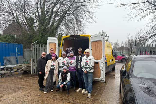15 businesses in Leeds worked together to donate more than £8,000 worth of gifts to the Mission Christmas appeal