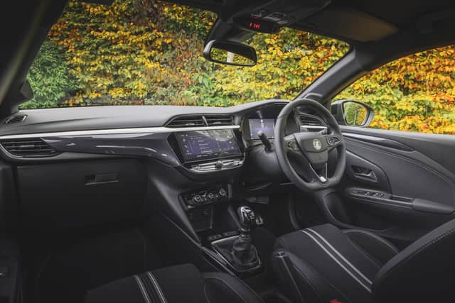 The interior is less exciting than the exterior, but it's a nice enough place to be