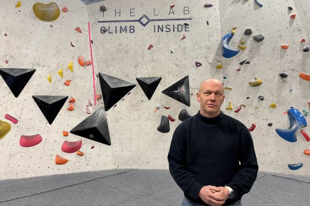 Andrew Tutin was just weeks from opening his indoor climbing gym.