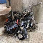 Among the more surprising discoveries this year was a crushed drone caught in screening equipment at Scalby Mills in Scarborough