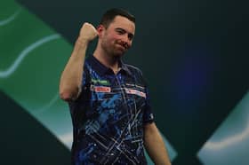Luke Humphries is in second round action today at the darts.