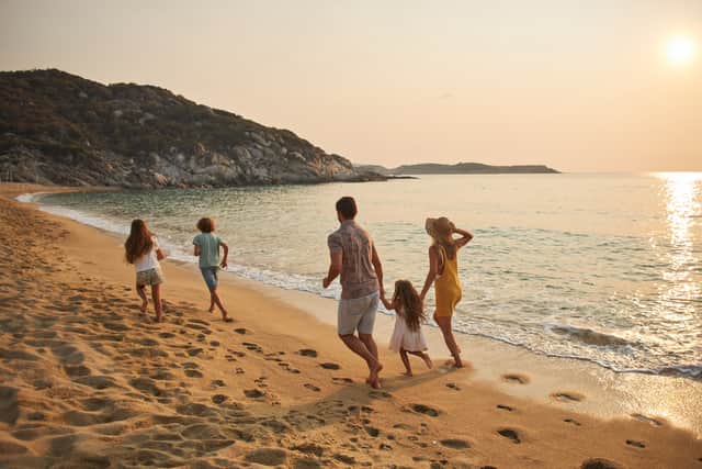 Choose a beach side hotel and enjoy some family fun for a week