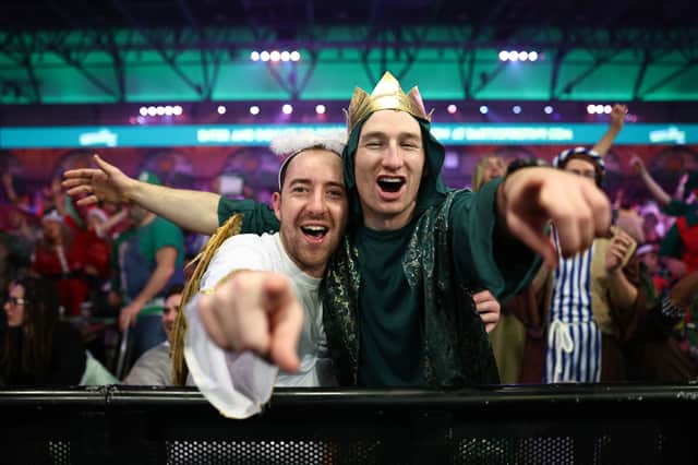 Fans at Ally Pally for the World Darts Championship