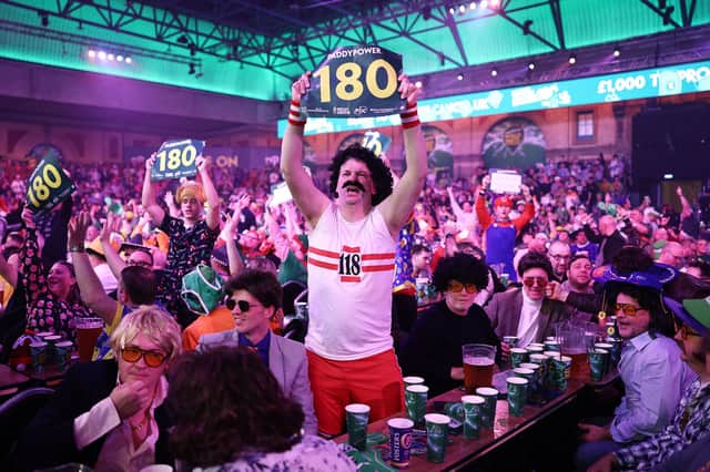 Fans at Ally Pally for the World Darts Championship