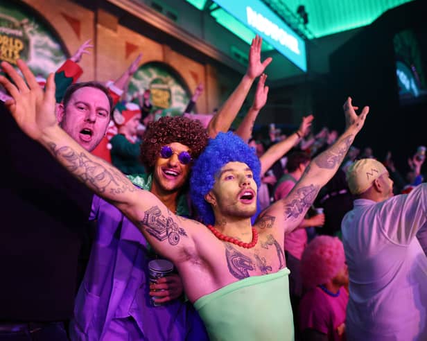 Fans at the Ally Pally for the World Darts Championship