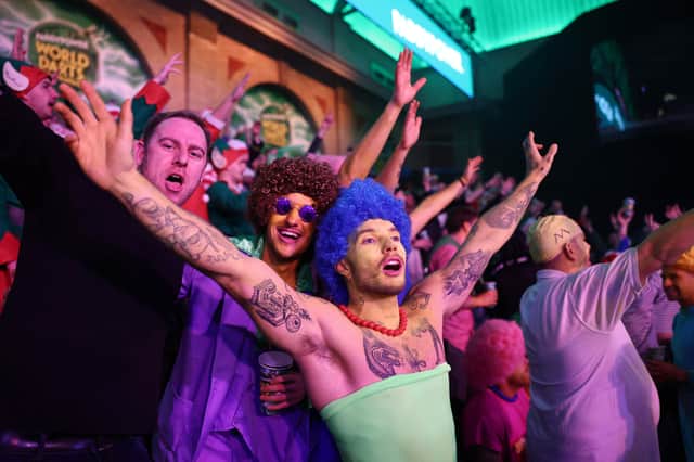 Fans at the Ally Pally for the World Darts Championship