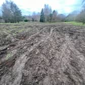 The scale of the damage at Golden Acre Park