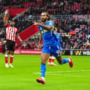 RELIABLE AND VITAL: Leeds United striker Dominic Calvert-Lewin celebrates drawing the Whites level at Sunderland.