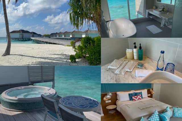 The Aqua Villa at the Kandima Maldives Resort