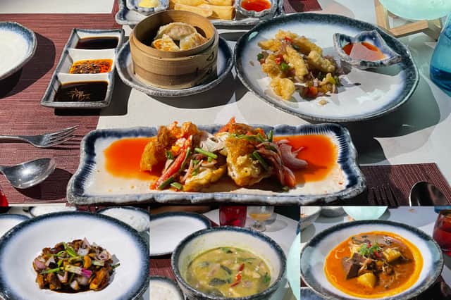 A small selection of the delicious range of food available at Kandima's Sea Dragon restaurant.