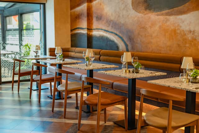 The interior design is stunning - the restaurant wouldn't feel out of place at a high-end hotel