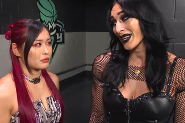 The team of IYO SKY and Rhea Ripley - affectionately known as RHIYO - are set to team once again in an eight-person tag-team match.