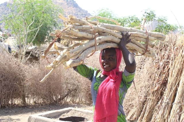 Abi lives in Minawao camp in Cameroon.