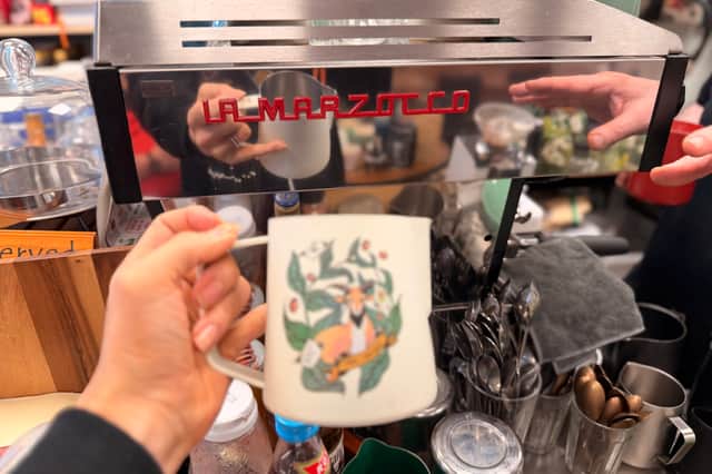 Ivan uses some of the world's best coffees and teas