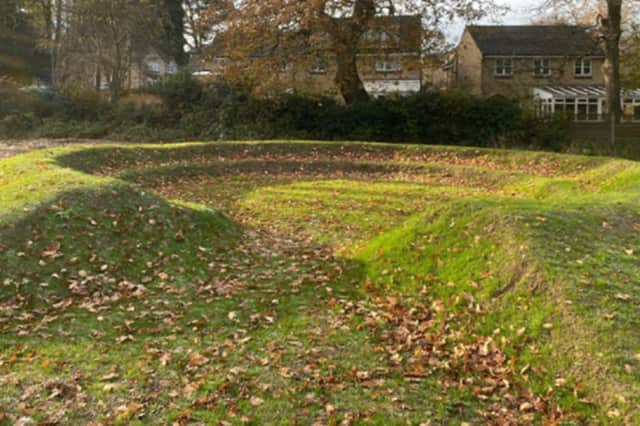 The outdoor seating area at Burley Oaks Primary School in Burley in Wharfedale is used as an outdoor classroom space.
