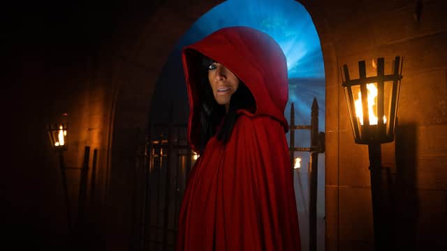 Who is the Secret Traitor under the red cloak?