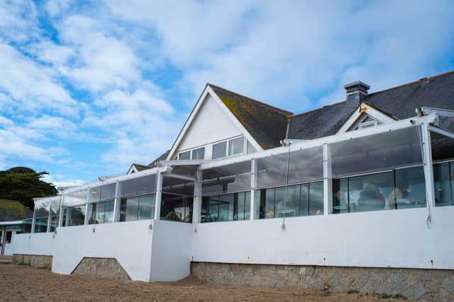 The cafe on the town’s iconic Gyllyngvase Beach is a laid-back seafront institution.