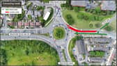 Starting Monday, January 12, overnight lane closures will take place from 7pm-5am on Bradford Road.