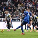 Dominic Calvert-Lewin buried Leeds United's penalty at Newcastle.