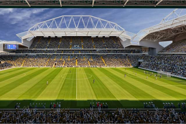 Leeds United said it hopes to create a stadium that maintains the great atmosphere that is "envied across the whole world".