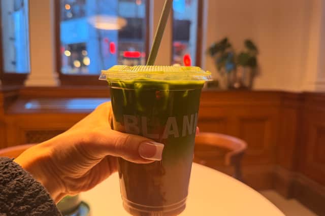Blondie Matcha Latte at Blank Street