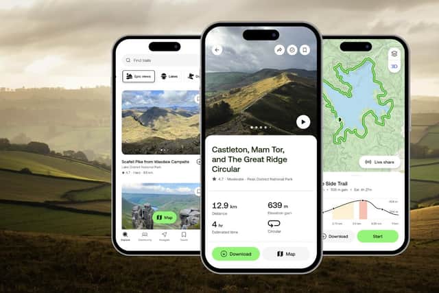 The app is designed to make it easy to find, track, and share great walking routes