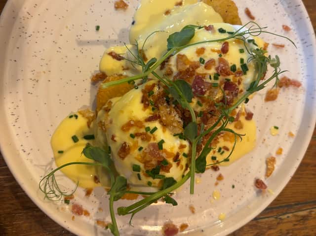 The benedict special was a tasty twist on a breakfast classic
