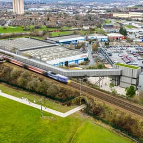 White Rose Station, South Leeds, visualisation