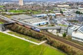 White Rose Station, South Leeds, visualisation