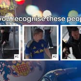Police have released images of three males they would like to identify.