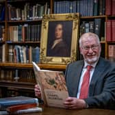 Steven Burt in the Thoresby Society HQ based in The Leeds Library.  