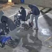 Police are trying to identify the men in the video.