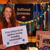 Katie McCall of Spellbound Ceremonies, a wedding celebrant.