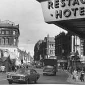 Is this the Boar Lane you remember? Pictured in September 1974.