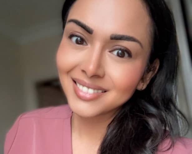 Nadia Malik, 41.  A  Yorkshire pharmacist shared her biggest 'ick' phrases around weight loss jabs - including one common 'influencer' phrase to avoid saying