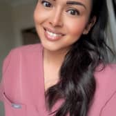 Nadia Malik, 41.  A  Yorkshire pharmacist shared her biggest 'ick' phrases around weight loss jabs - including one common 'influencer' phrase to avoid saying