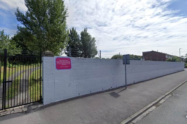 Plans for an “eyesore” mobile phone mast next to an east Leeds football ground have been blocked by the council.