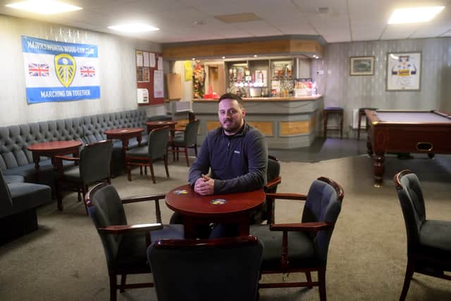 Macauley Hunt is doing everything he can to bring more people to the Hawksworth Wood Conservative Club