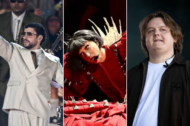 [L-R] Bad Bunny, Lady Gaga and Lewis Capaldi all have tours that are hotly anticipated this year - but who comes out on top for the most anticipated tour of 2026?
