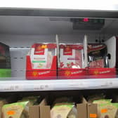 On inspection 69 items, collectively totalling 546 days past the use by date, were found by Trading Standards Officers from WYTSS.