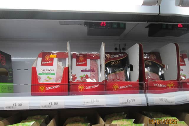 On inspection 69 items, collectively totalling 546 days past the use by date, were found by Trading Standards Officers from WYTSS.